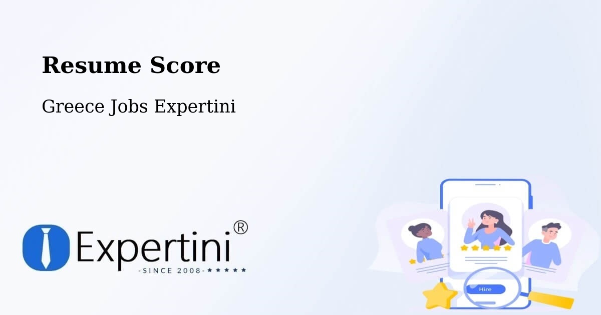 Resume Score & Job Description Match Tool – Sérifos - Greece Jobs Expertini